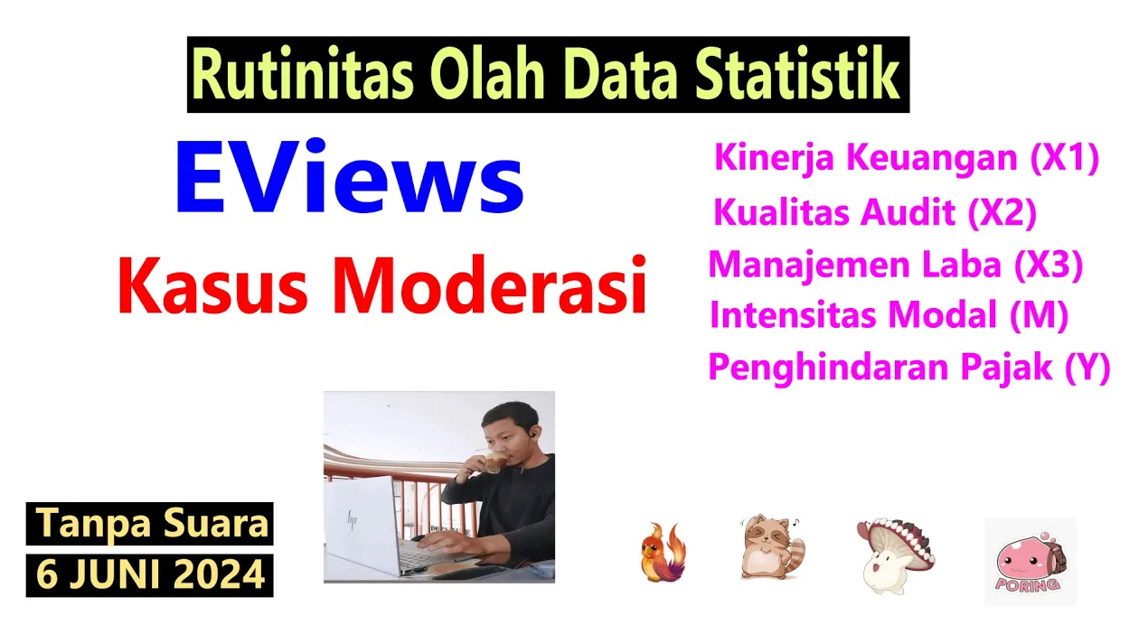 Panel Data Regression dengan EViews — Materi 7